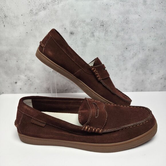 Cole Haan Mens Pinch LTE Brown Suede Loafers Size 8.5M - Picture 3 of 10